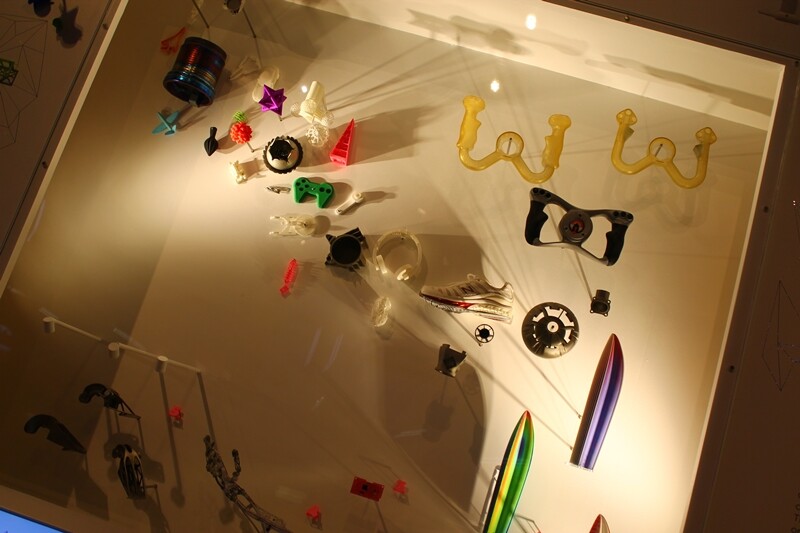 A selection of 3D-printed objects