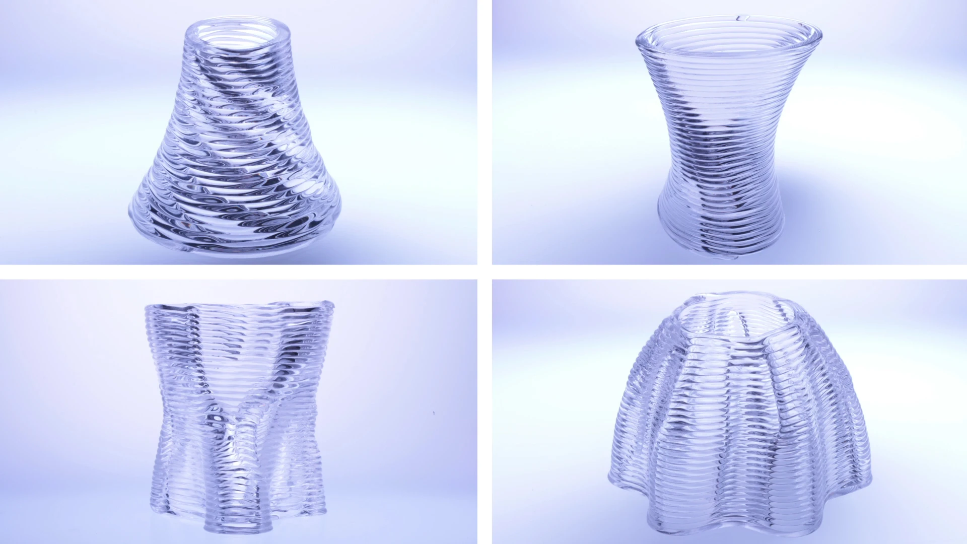 Some of the creations produced by the 3d printer developed at MIT