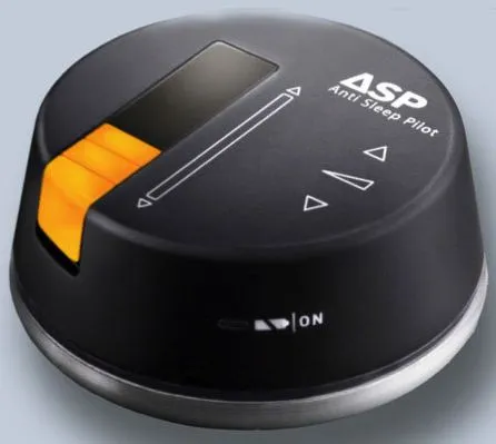 The Anti Sleep Pilot is a dashboard device that lets drivers know when they're becoming too fatigued