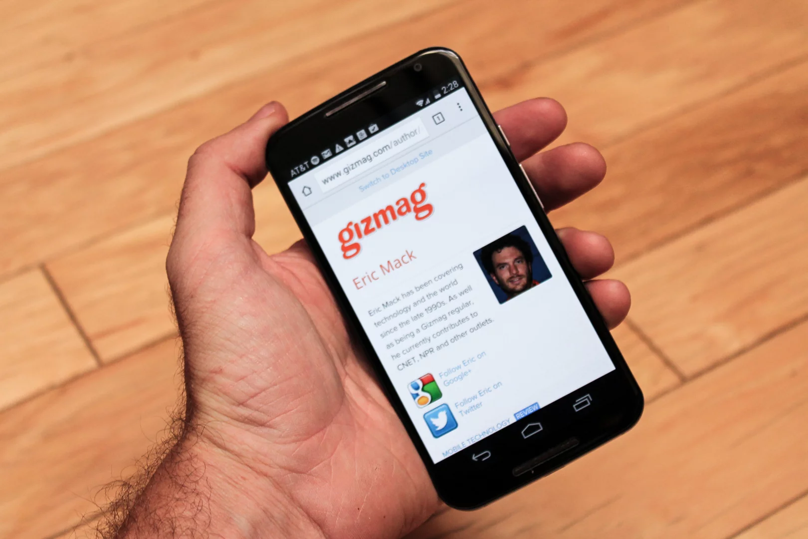 The new Moto X is available for as little as US$99 on contract (Photo: Eric Mack/Gizmag.com)