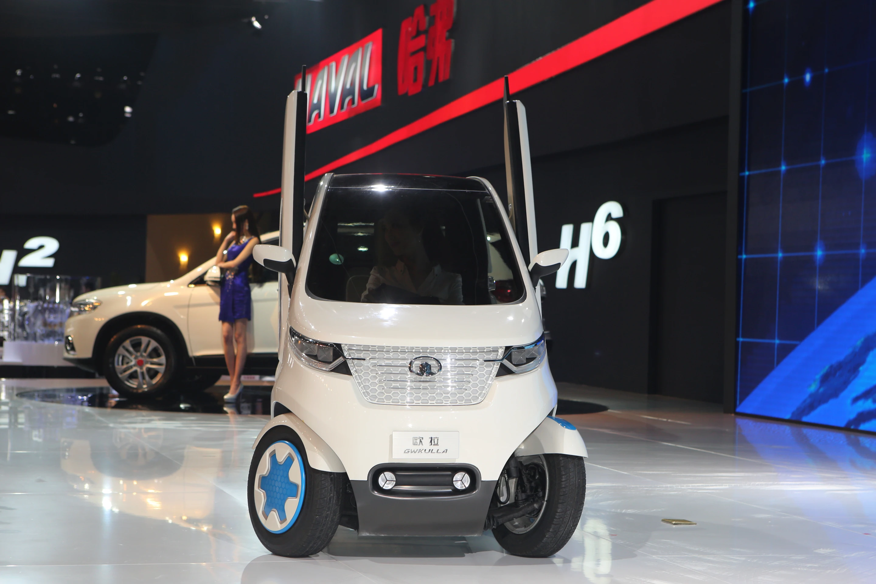 The Great Wall EV concept is taller than it is wide