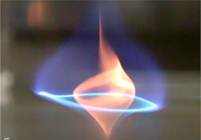 Researchers have discovered a new type of fire tornado they call a "blue whirl", which burns cleaner and more efficiently than its yellow counterparts
