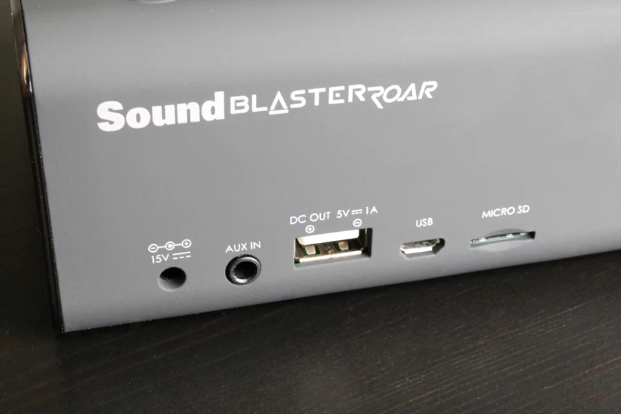 In addition to Bluetooth, music can be played via 3.5 mm aux-in jack, USB and Micro SD inputs, while a USB output can be used for charging other devices