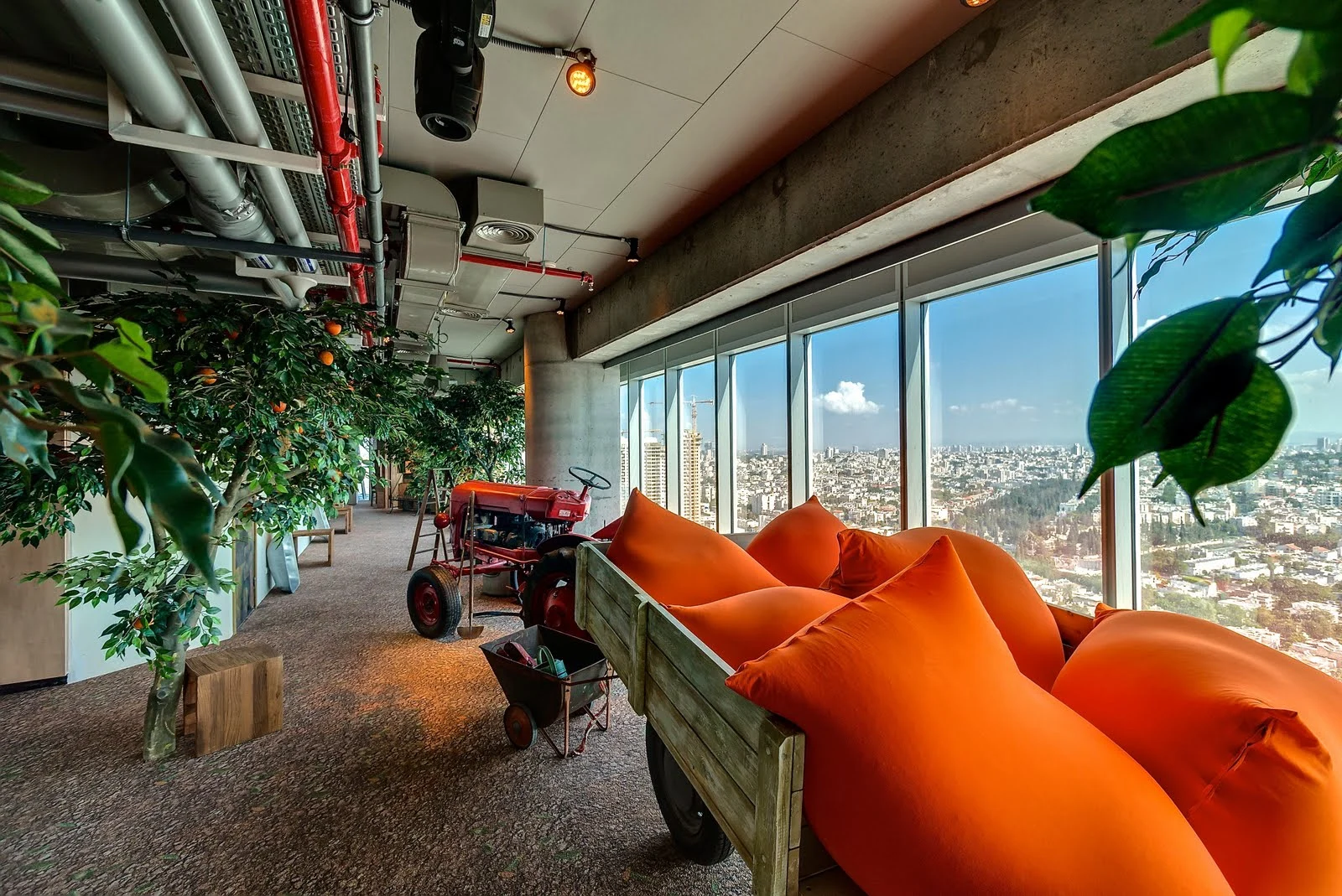 Each floor hosts a different theme including Joy & Optimism, Energy & Vitality (Photo: Itay Sikolski)
