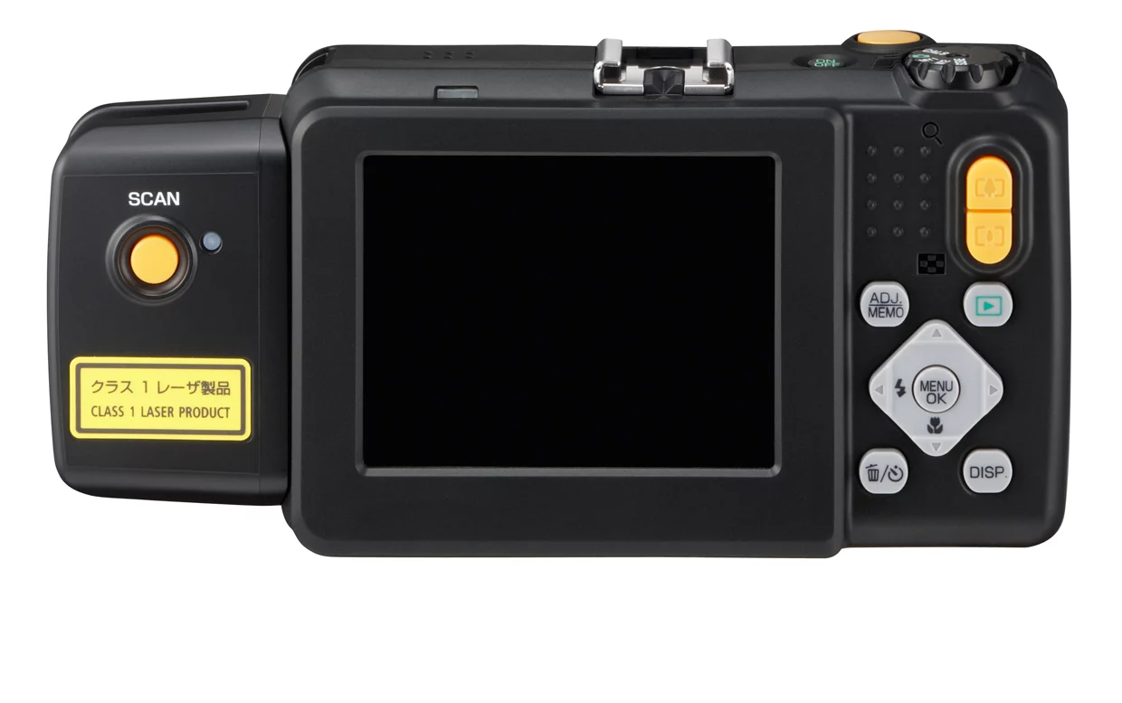 The G700SE with laser barcode scanner attached