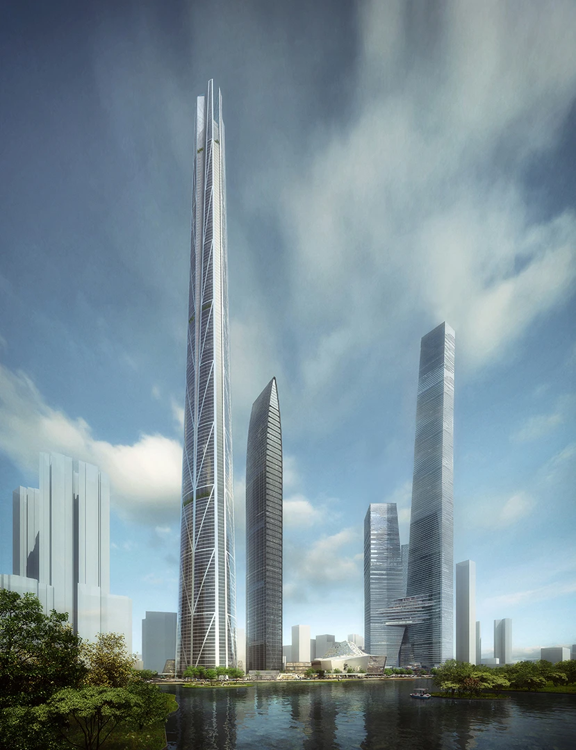 It would be taller than all current skyscrapers in height except the Burj Khalifa
