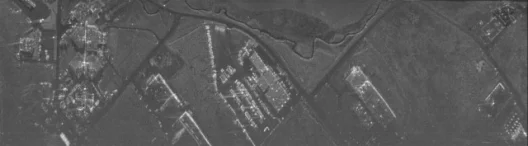 The view via SAR - man-made objects clearly stand out