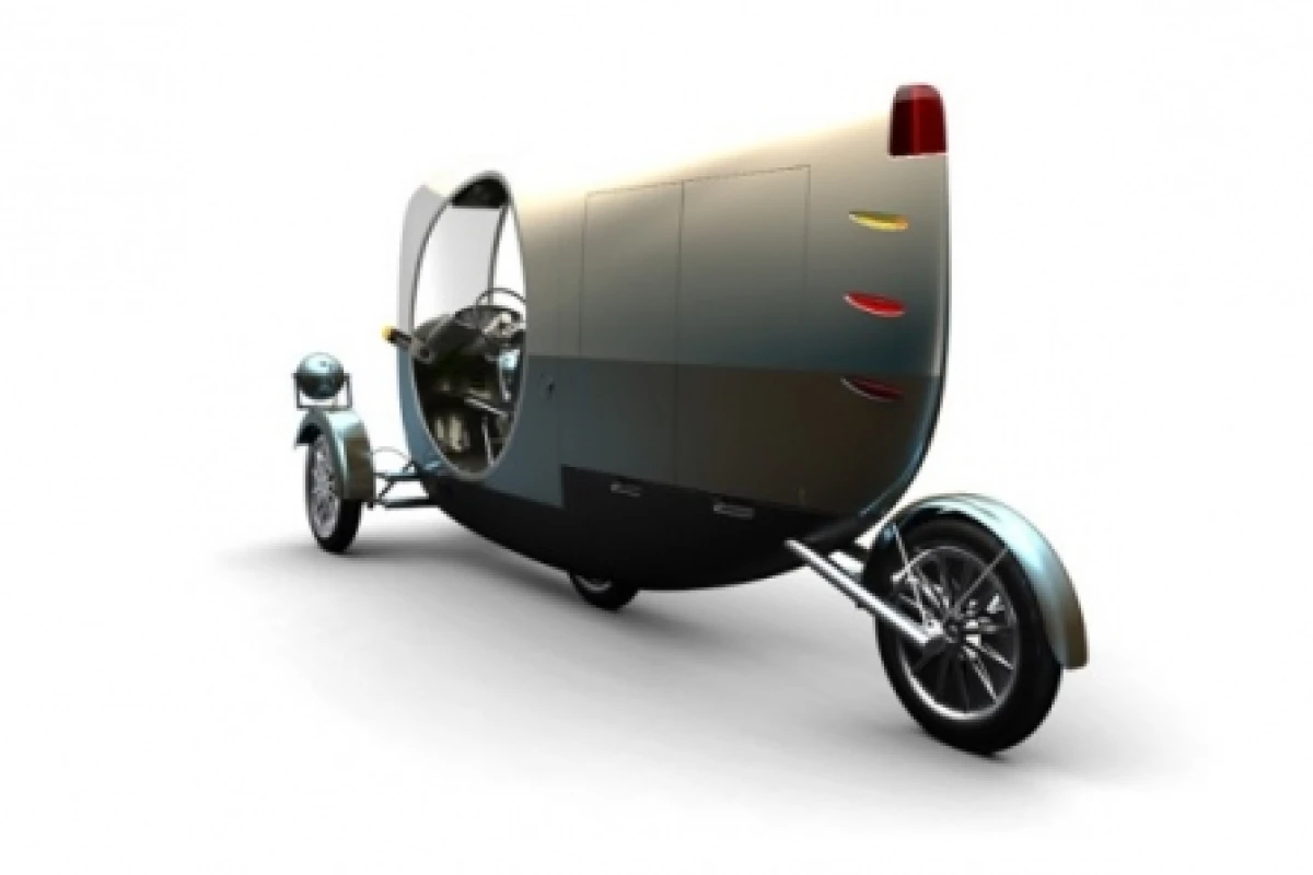 The Moby concept car - perfect for getting out of and through tight spots