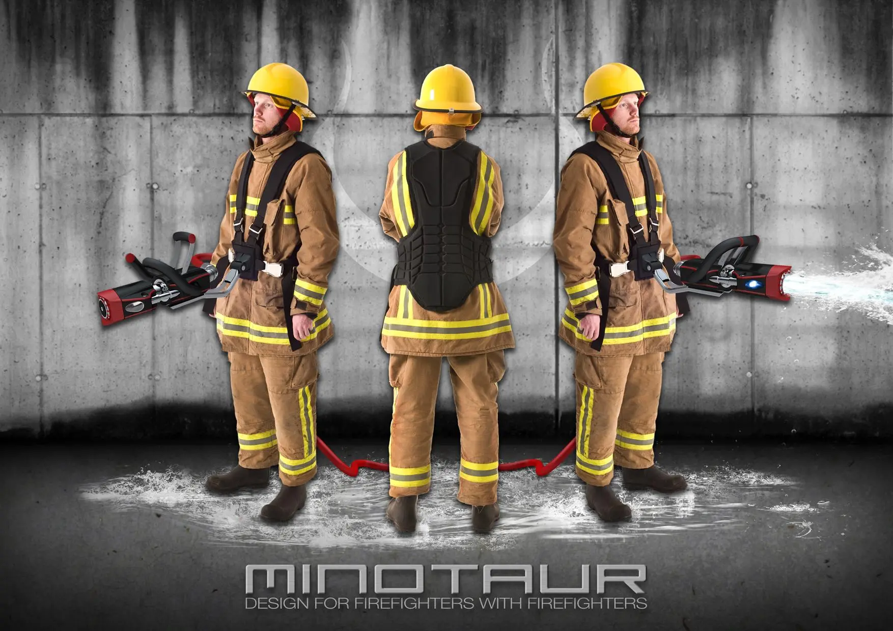 Minotaur is a water delivery system that provides greater control, functionality and comfort to the user