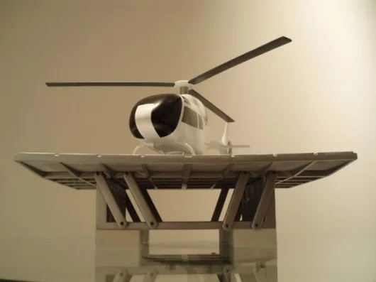 Headland's retractable helipads for yachts