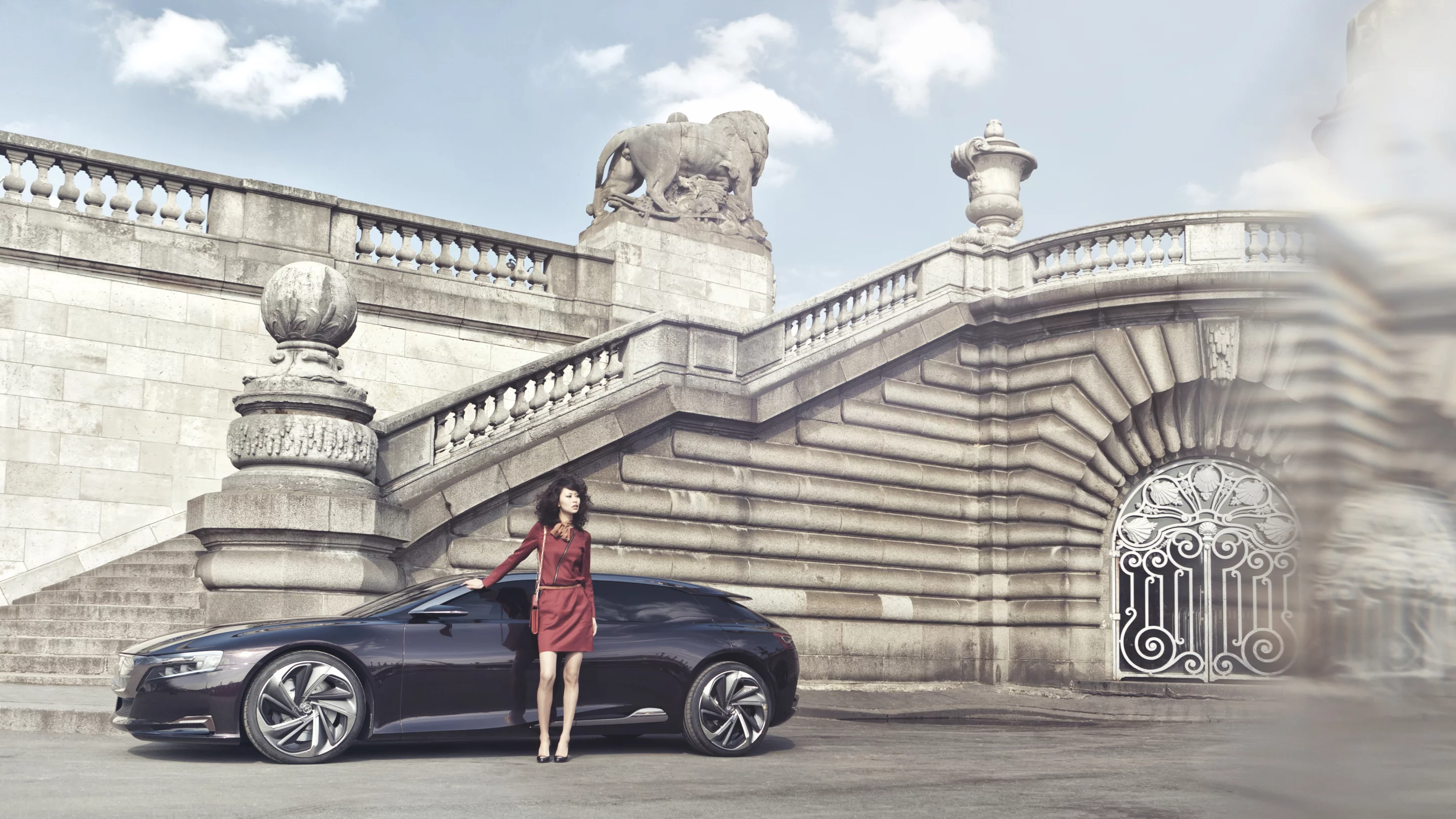 The Numéro 9 concept features design elements of the next three in Citroen's DS line