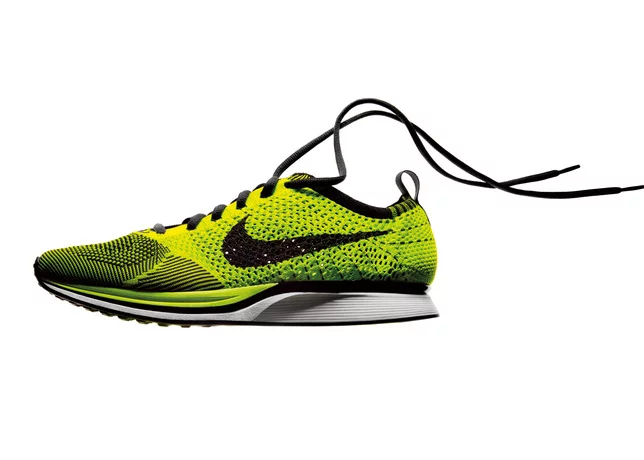 The Nike Flyknits incorporate engineered yarn uppers
