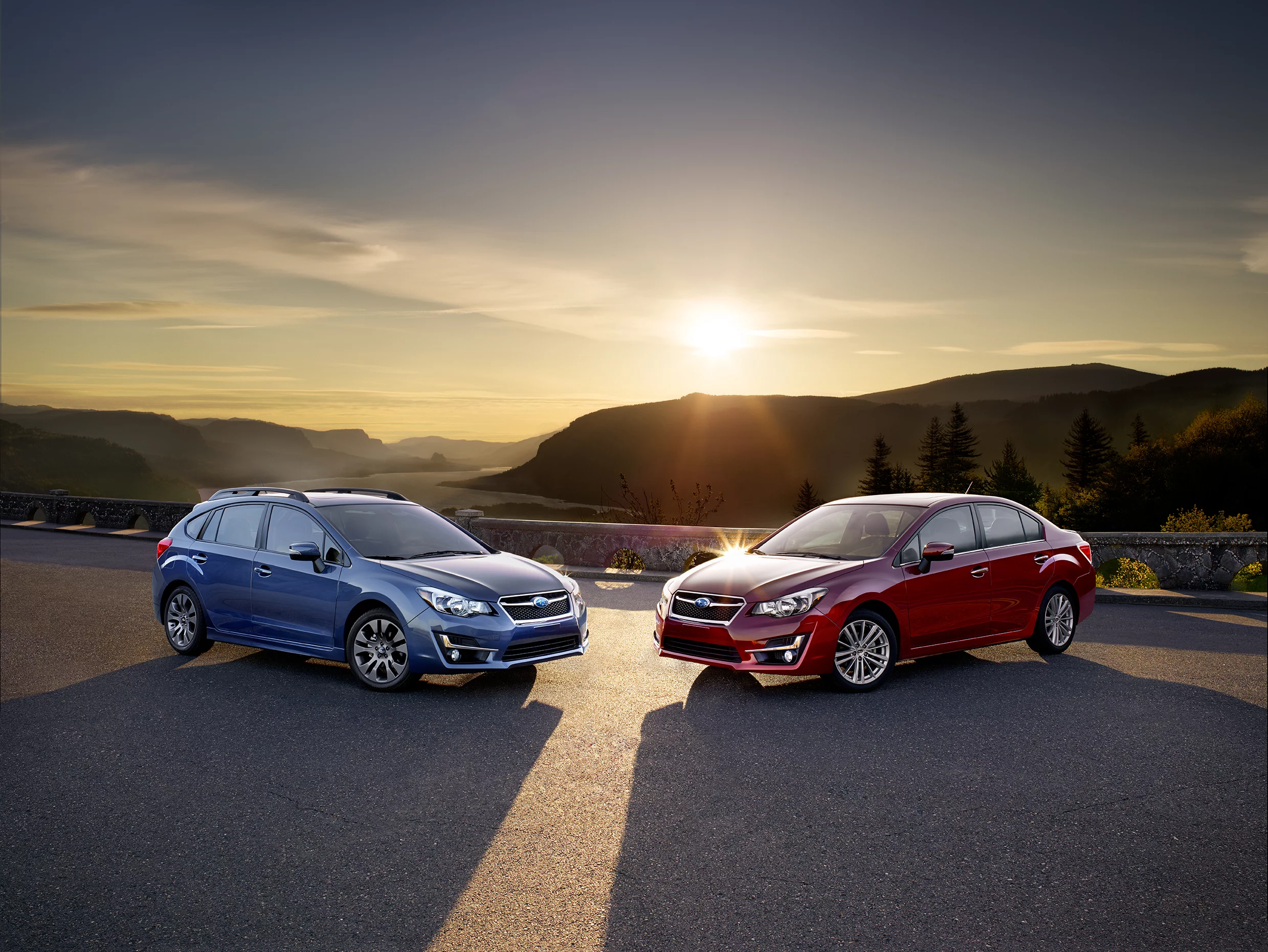 All-wheel drive is standard across the Impreza range