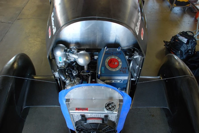 The Very Light Car's 250cc gasoline engine