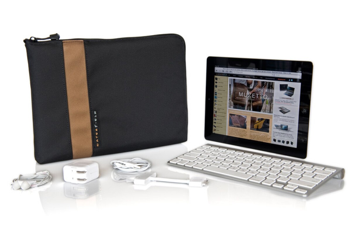 Waterfield's iPad Travel Express case has room for everything