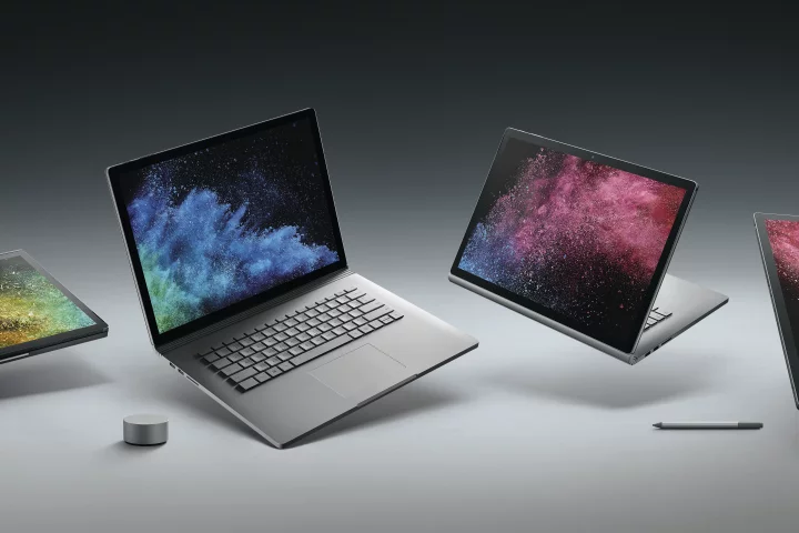 Microsoft is launching the Surface Book 2, a new line of laptop/tablet hybrids designed for work and play
