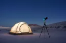 The Vespera II X_Edition smart telescope comes with a 4-hour battery for extended cosmic observation, and is shipped with a premium tripod