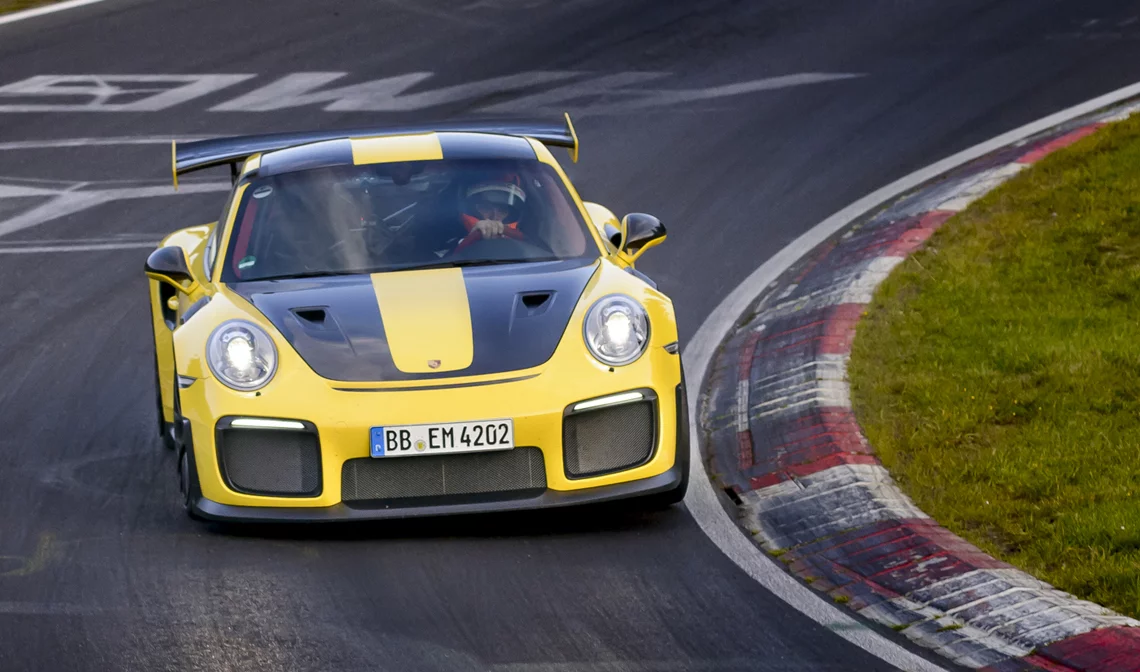 The GT2 RS takes on the Nurburgring