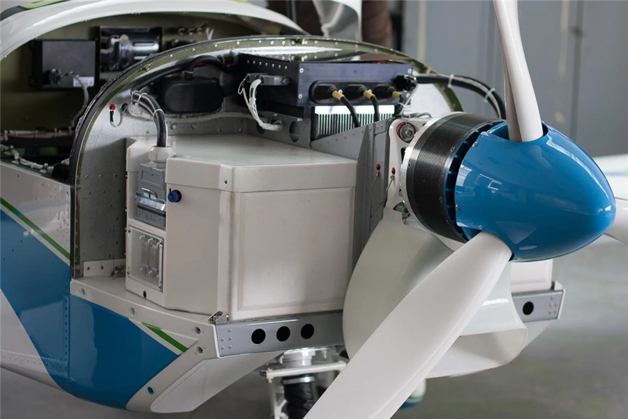 The EPOS' 50-kW Rotex Electric motor
