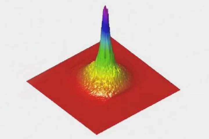 Researchers at Princeton University developed a technique for generating a laser beam out of nothing but air.