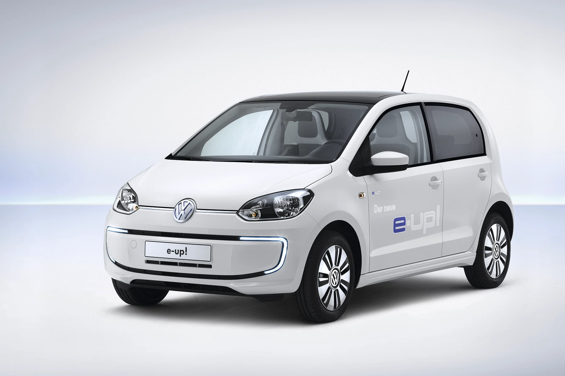 Volkswagen showed the e-up at its media conference this week