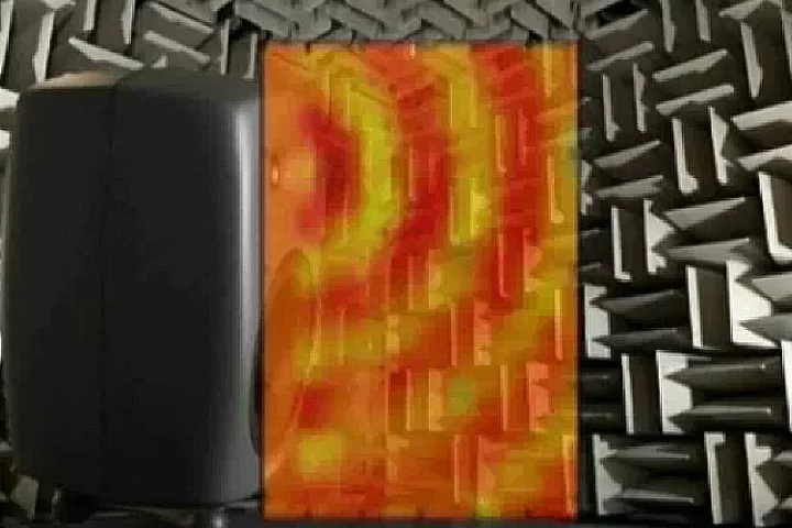 Visualization of the acousto-optic effect (Image: NPL)