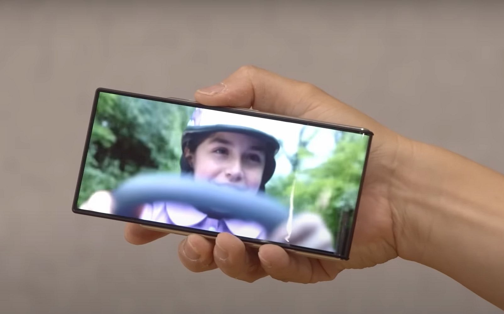 Motorola shows off a rollable smartphone with a screen that extends