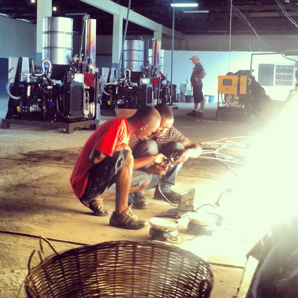 Amid a diesel shortage, Power Pallets were setup in Liberia