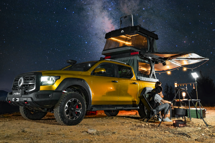 Wild Land creates a different style of truck camping with the two-story Safari Cruiser