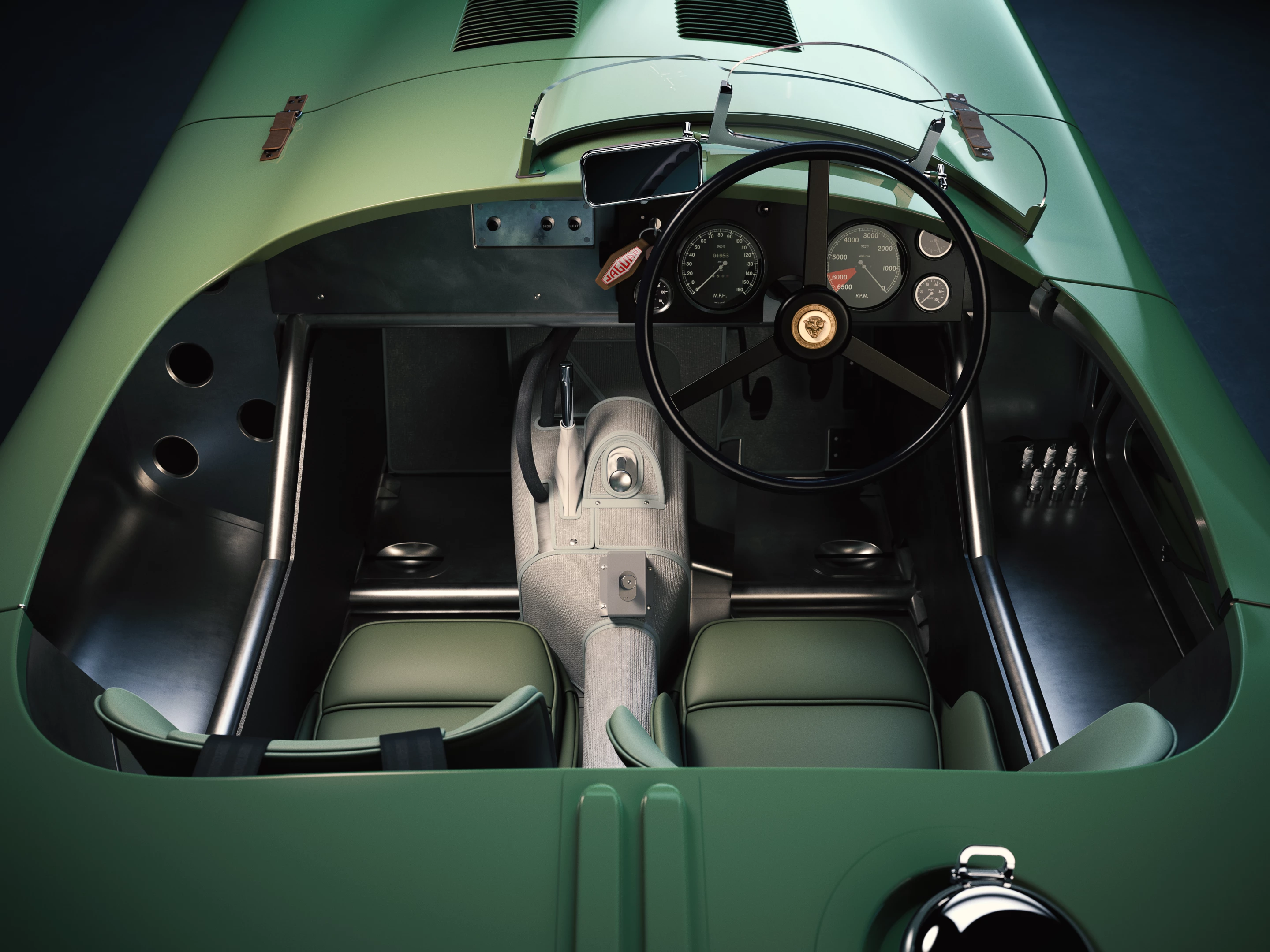 No infotainment or driver-assistance here: a preview of the Jaguar Classic C-type Continuation interior