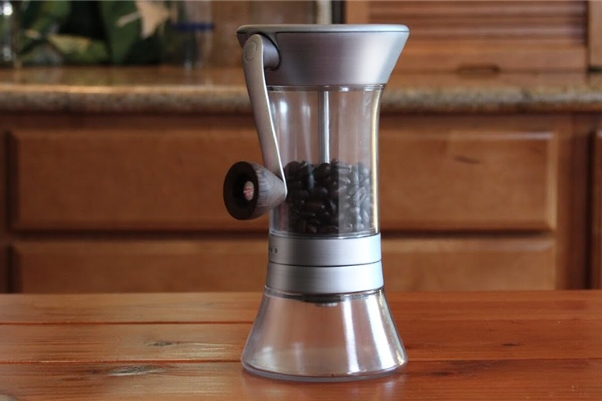 Handground coffee grinder lets you choose how fine you grind
