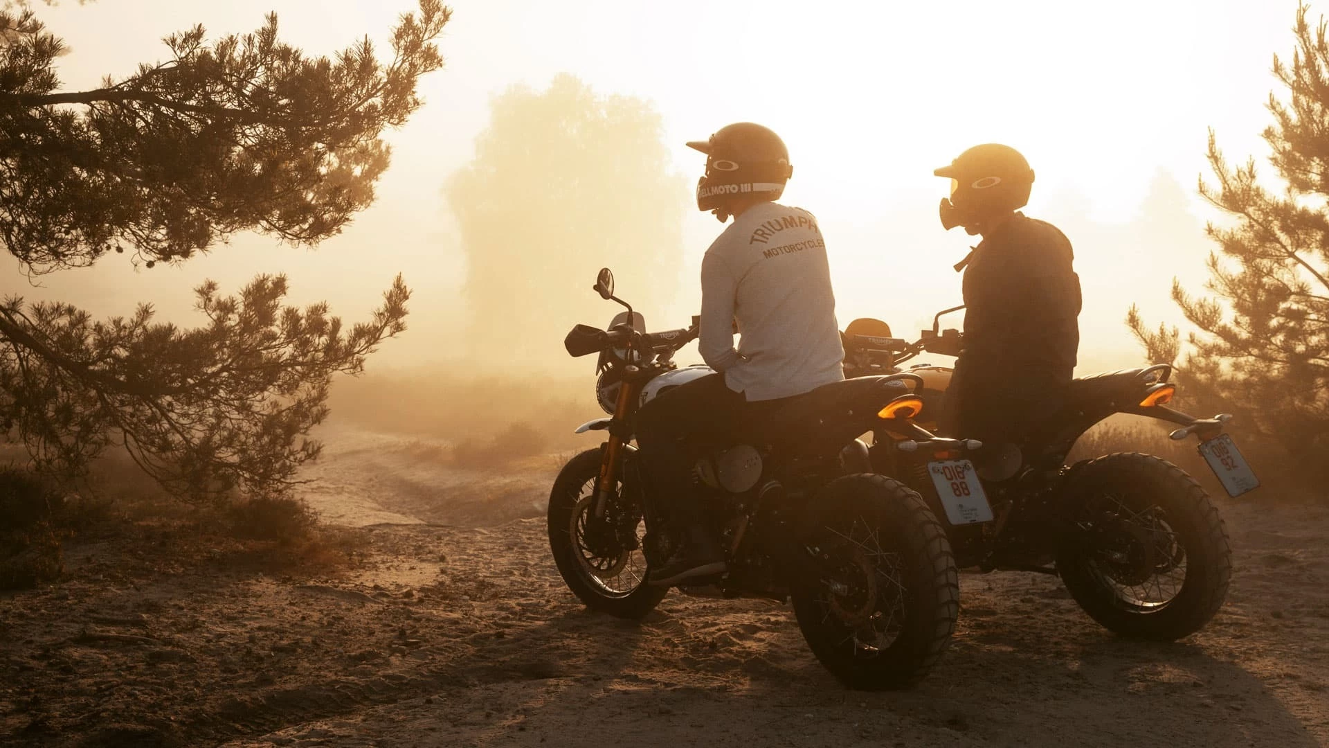 The Triumph Scrambler 400 XC offers additional crash protection around the engine to protect vital parts