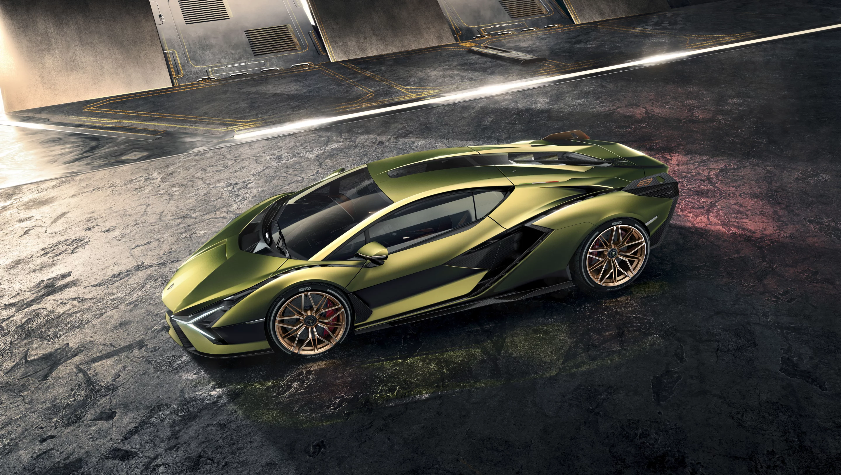 The Sián's design is pure Lamborghini, and very out there