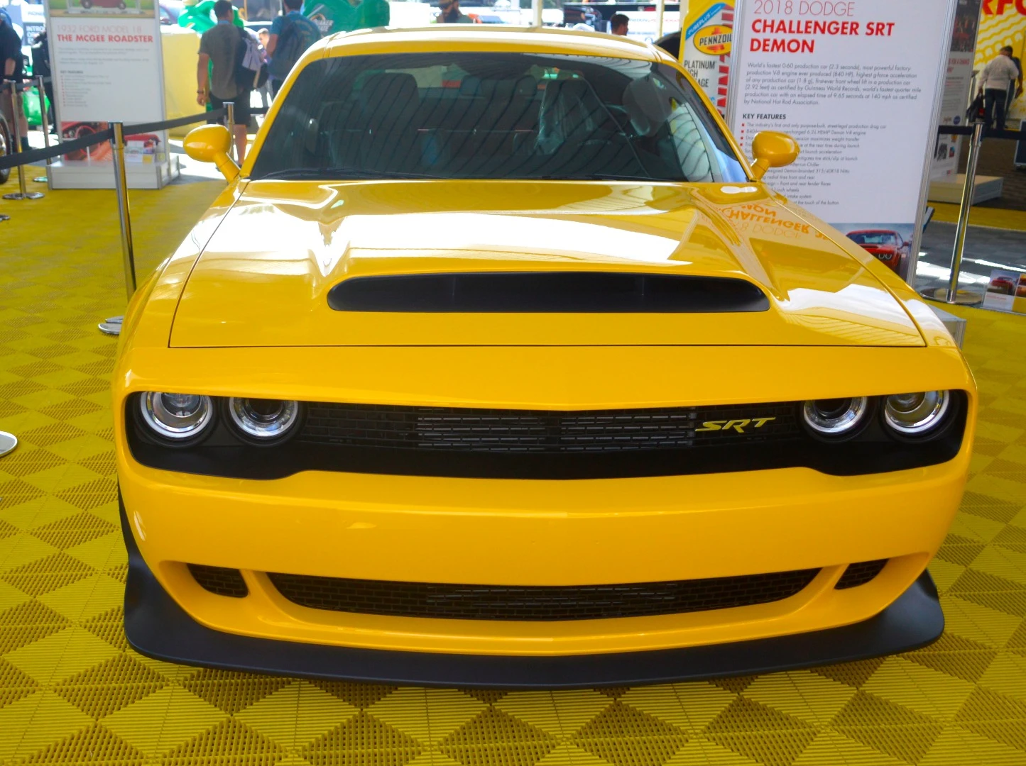 The Dodge Demon, one of the world's quickest cars, was just a few spots over from the Hennessey Venom F5, possibly the world's fastest car