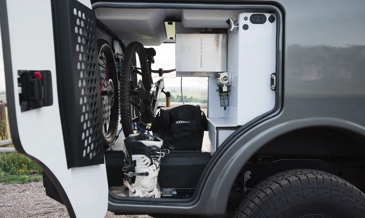 Infinity Shower Recirculating System Supertramp Paragon single-piece composite expedition camper | Thepointnews