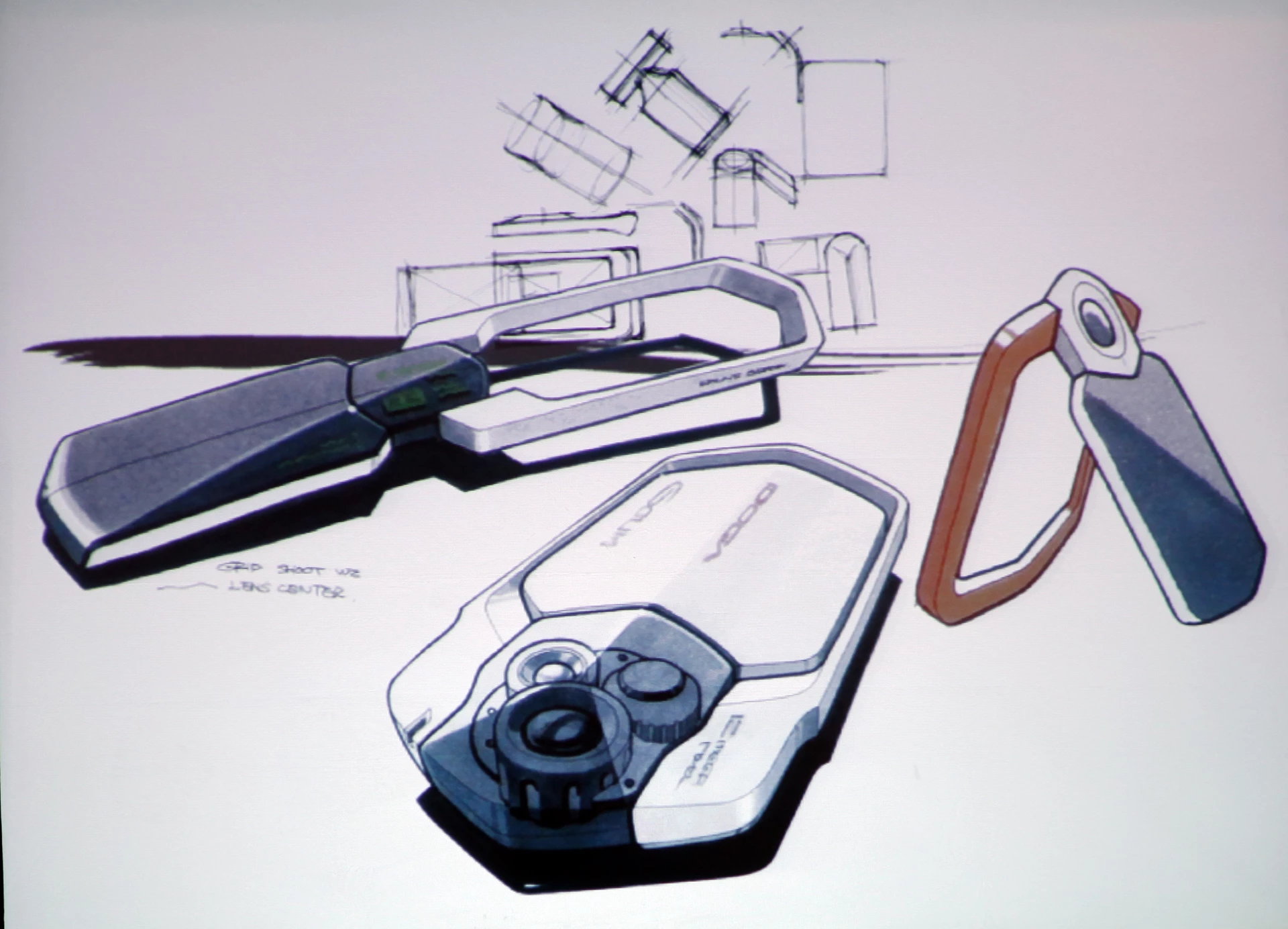 Casio's new TRYX camera concept drawings