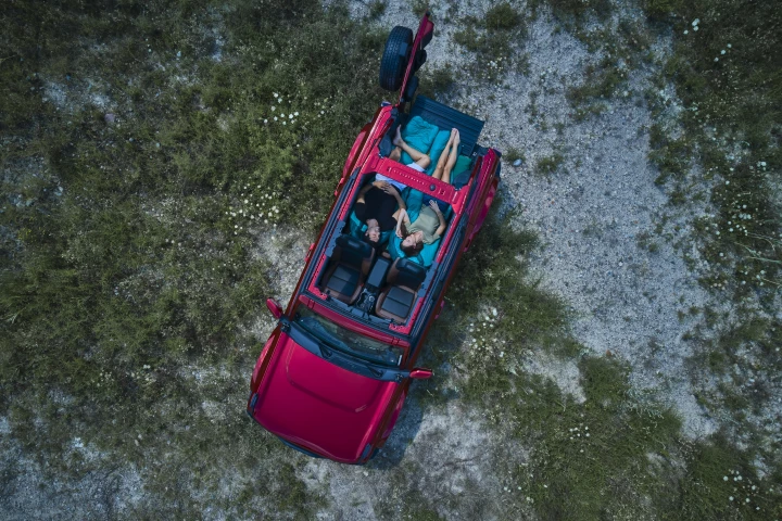 Bronco owners will be able to let plenty of fresh air in when camping in the car