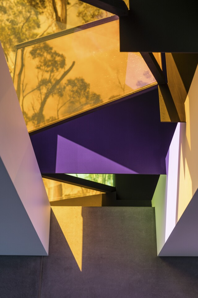 The Vipp Tunnel features a decorative light well that helps fill the interior with dappled daylight