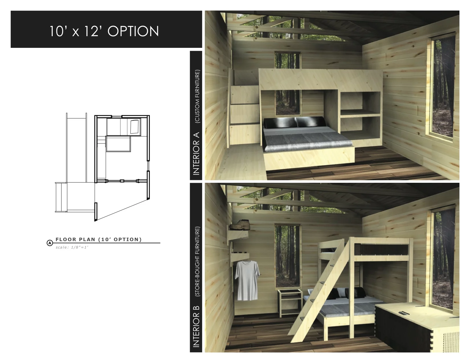 Plans for the Wedge cabin
