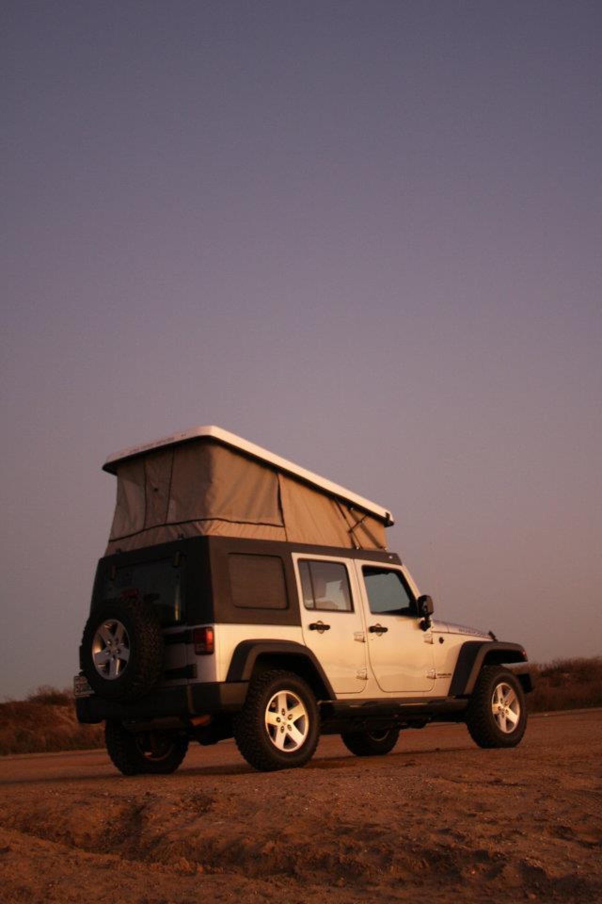 The Jeep Wrangler blows its lid with Ursa Minor poptop camper
