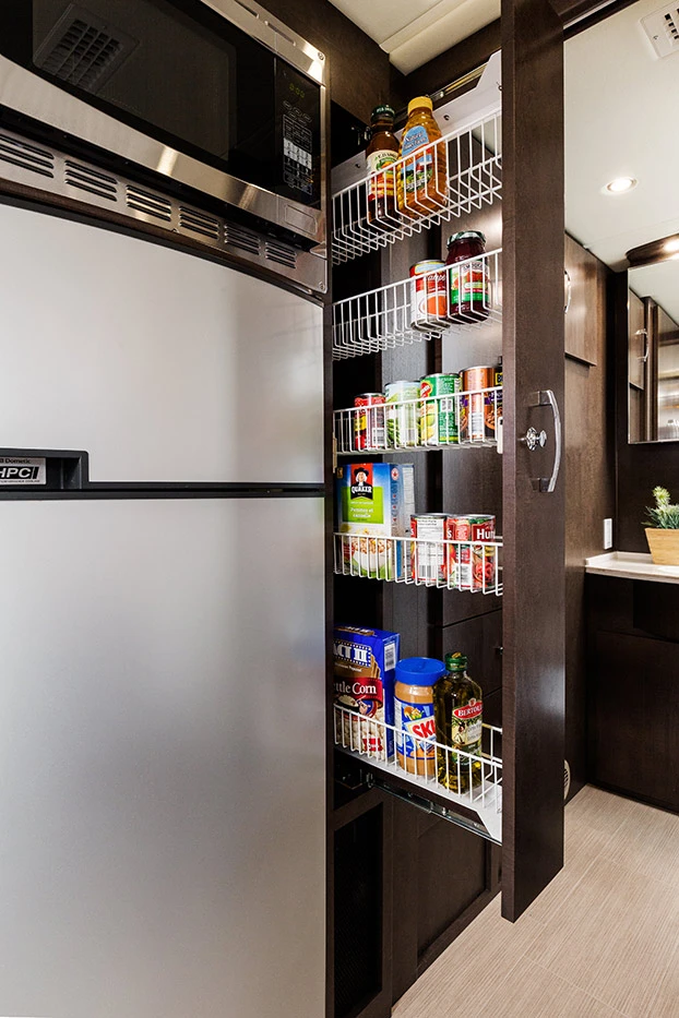 The slide-out pantry