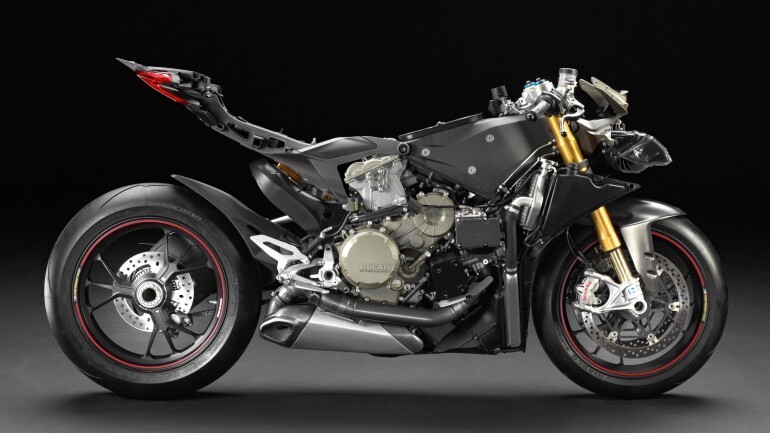 The Ducati 1199 Panigale looks like a bucket of slop with its clothes off