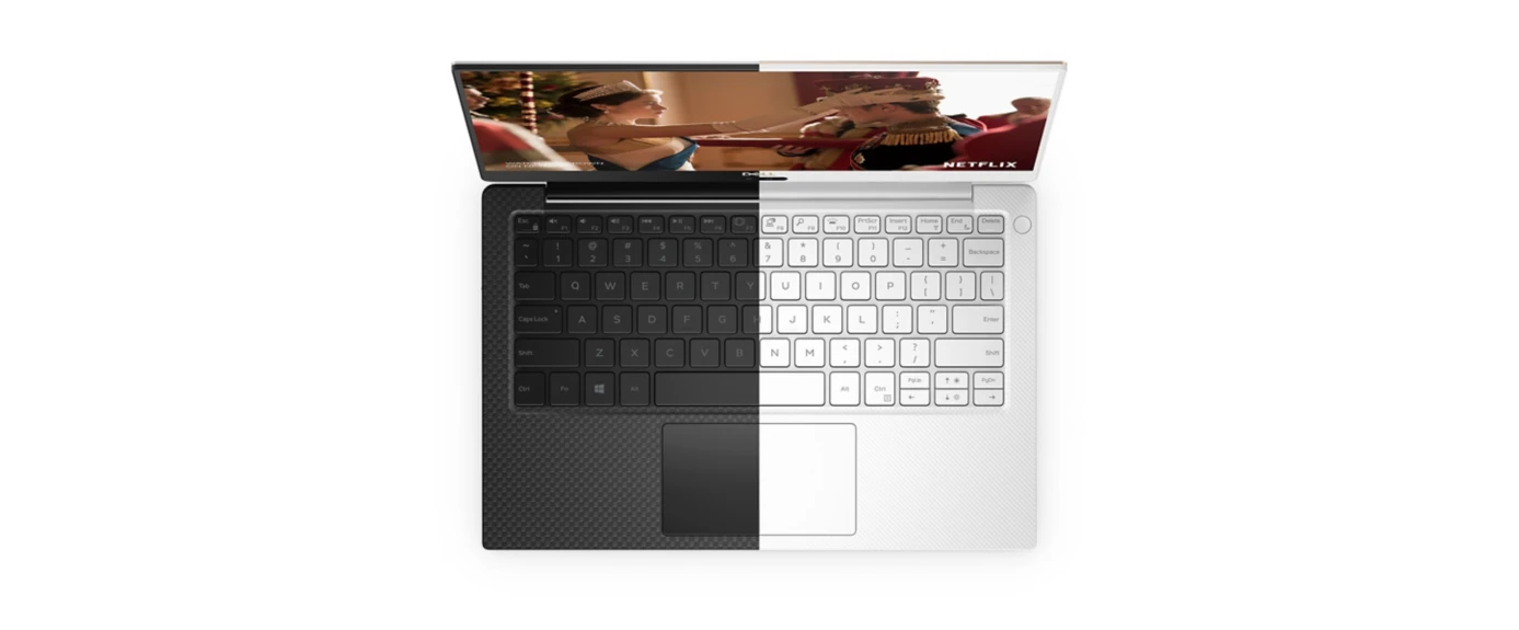 The XPS 13 comes with a carbon fiber or woven glass fiber palm rest