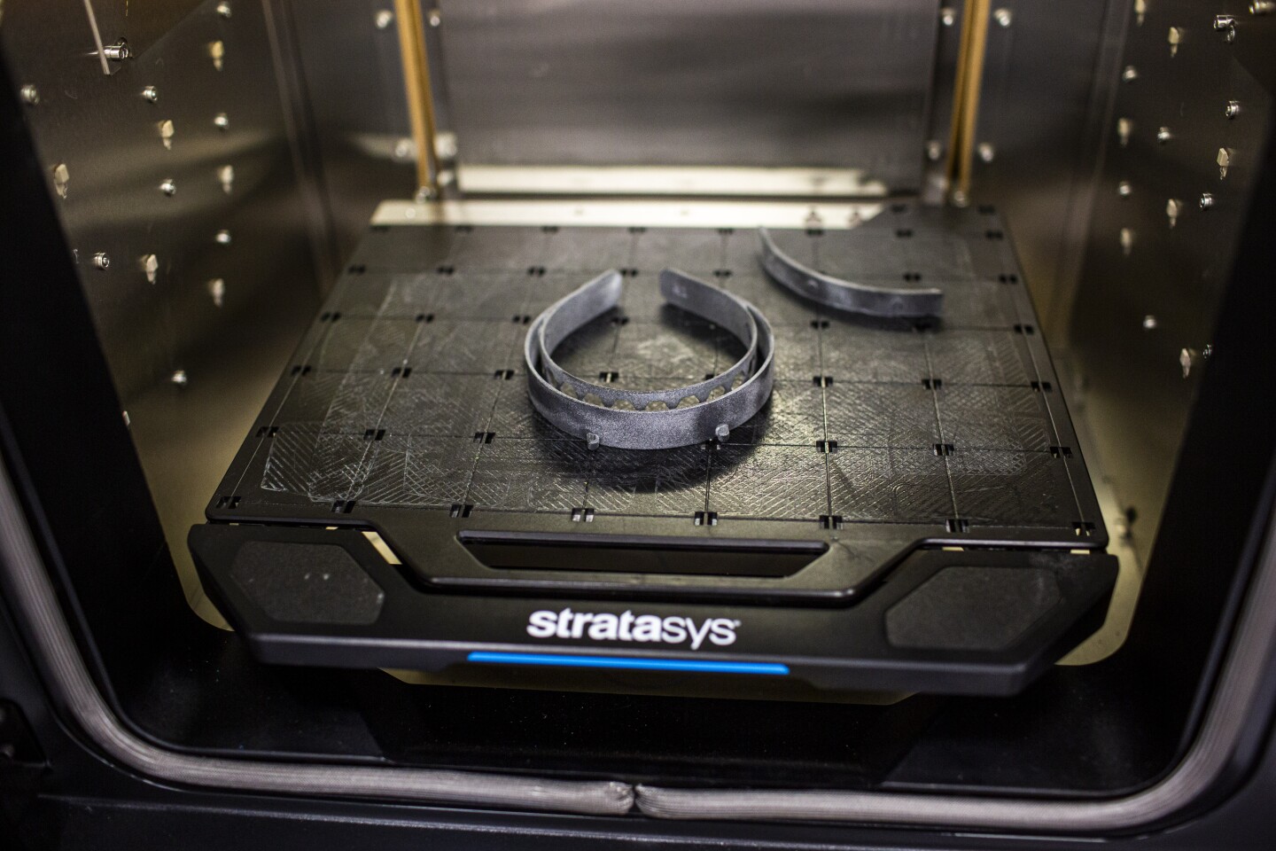 Ford uses its 3D-printing capability to produce disposable respirator masks and medical face shields