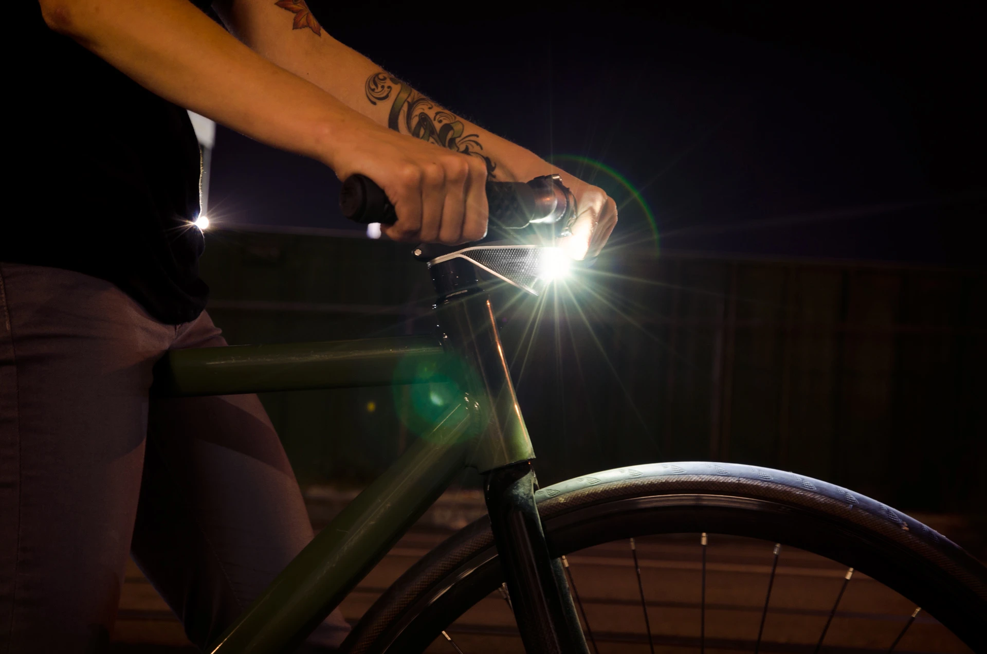 The designers say that the 3-watt white LED gives off between 130 and 220 lumens