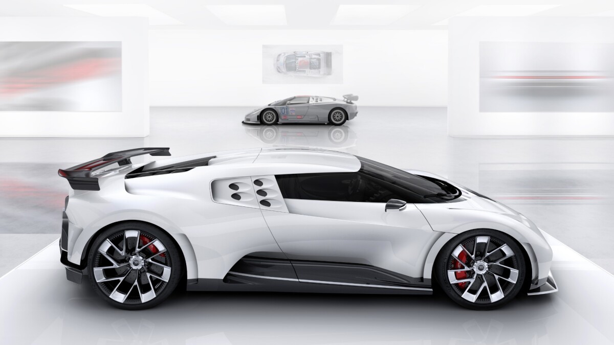 Bugatti's latest hypercar, the Centodieci, is a tribute to the EB110