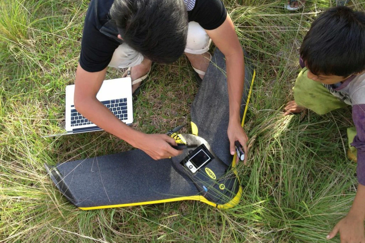 The Monkeybar project is using drones to gain a better understanding of malaria outbreaks in Southeast Asia (Photo: Kimberly Fornace/LSHTM)