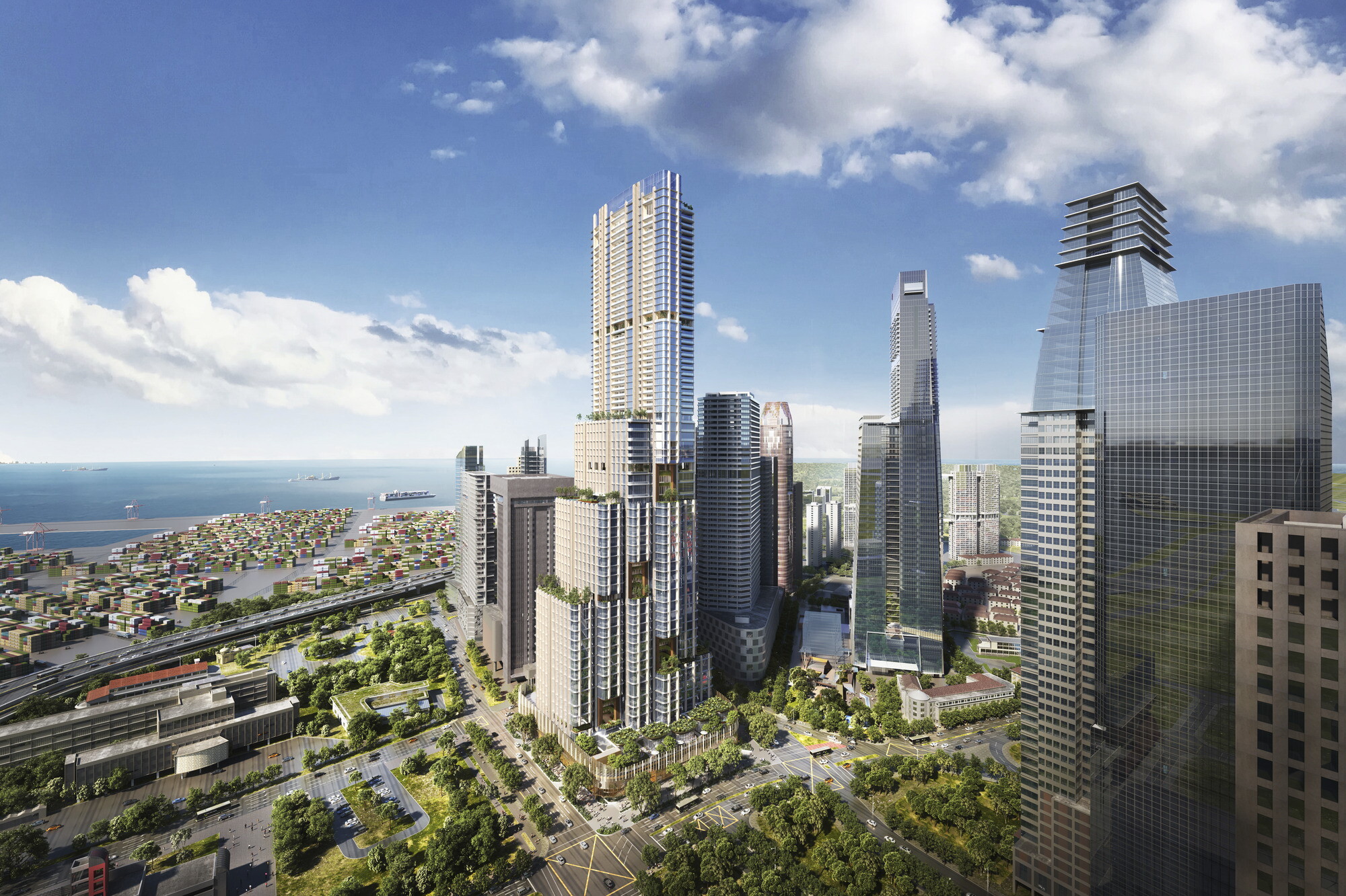 Singapore reaches new heights with bamboo-inspired skyscraper