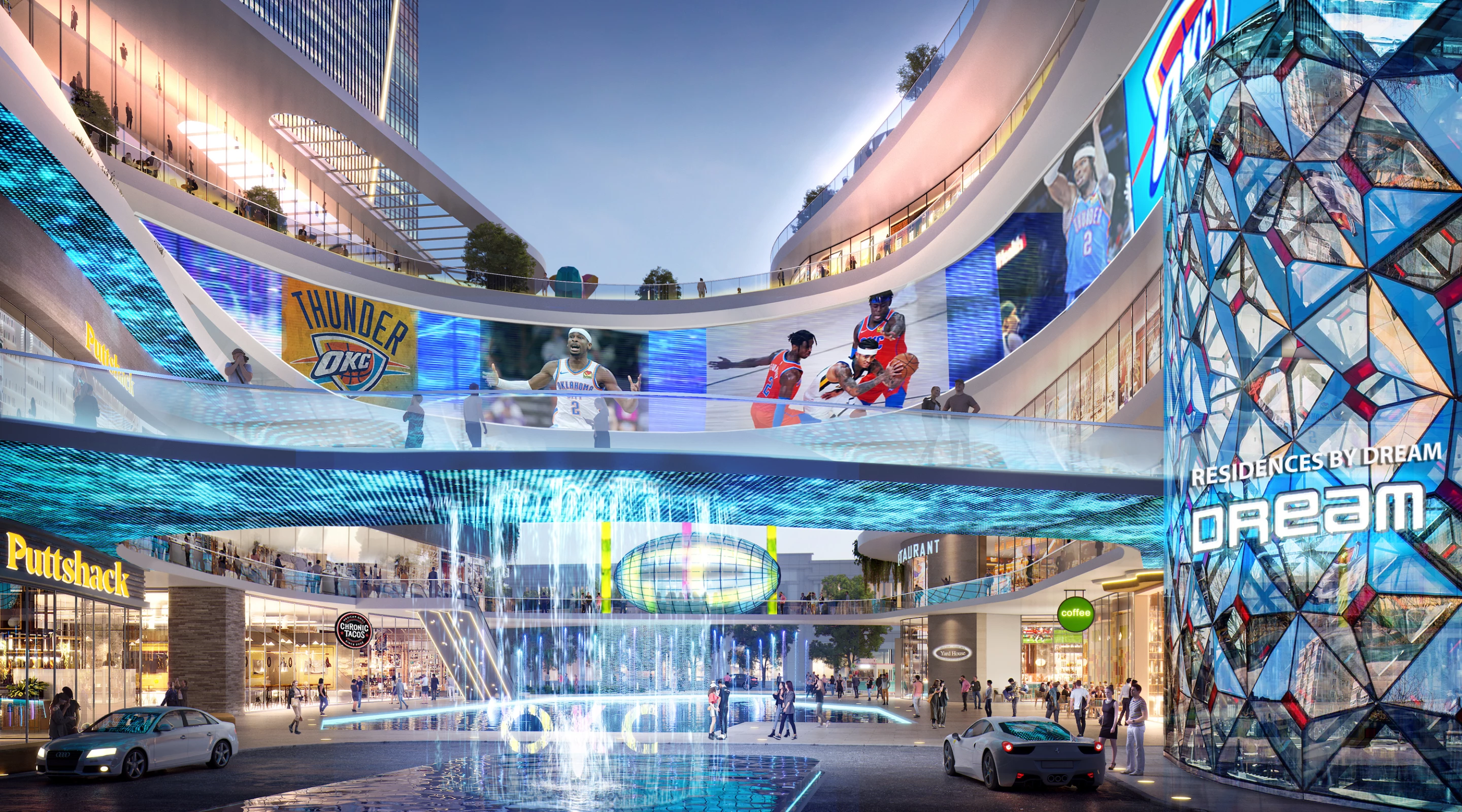 The Legends Tower will include retail areas and entertainment areas, as well as a hotel