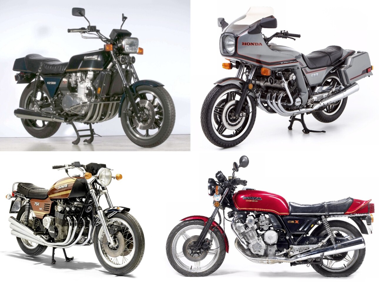 The seventies was the era of the six cylinder motorcycle.